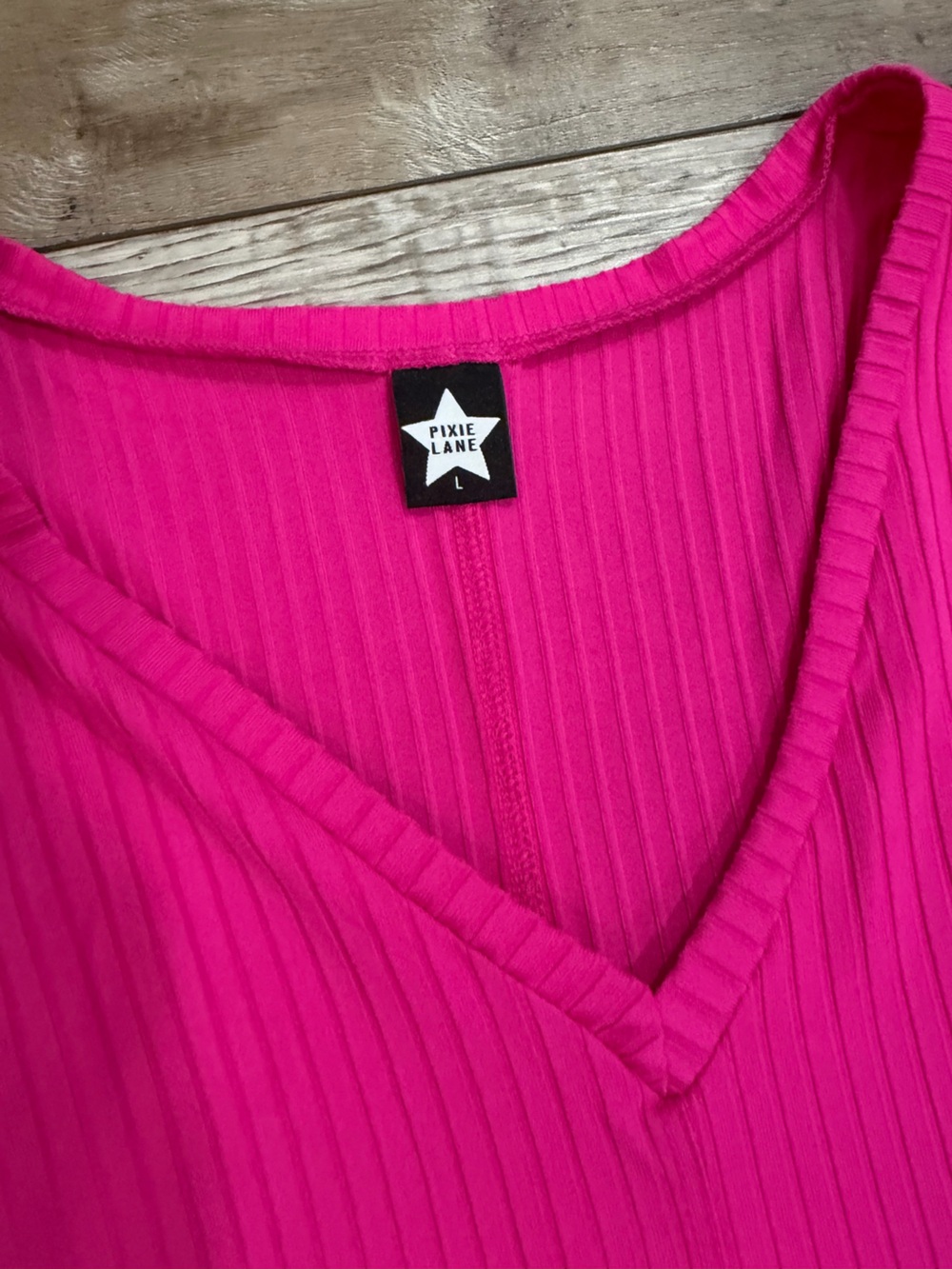 Pixie Lane Midi Patio Dress is Fuschia Size L - Picture 3 of 5